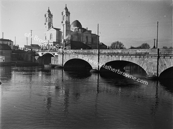 ST PETER & ST PAULS FROM BELOW BRIDGE